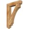 Ekena Millwork Imperial Arts & Crafts Rough Sawn Bracket, Western Red Cedar, 6"W x 34"D x 46"H BKT06X34X46IMP03RWR - alternate 1